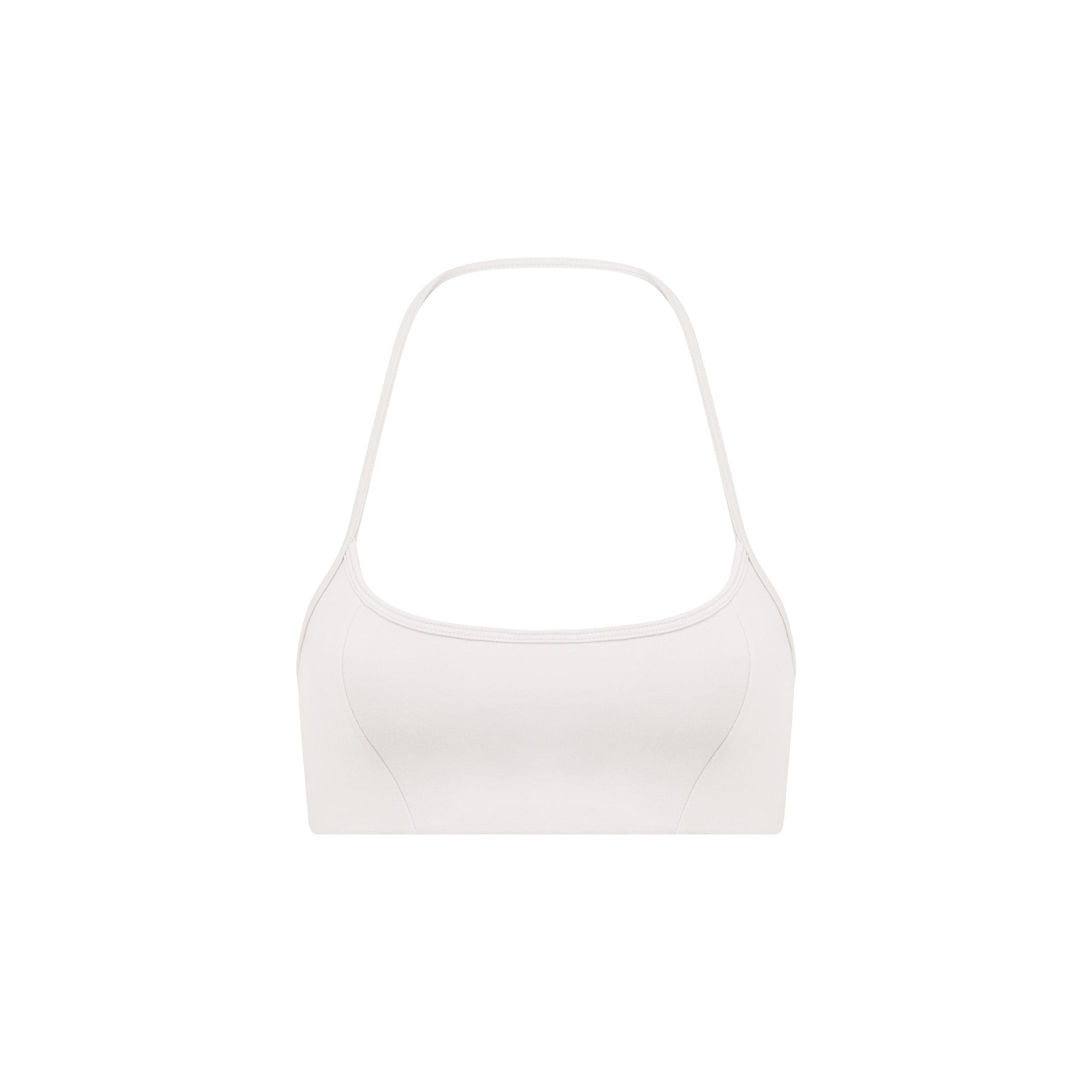 IM Serenity Contour Halter Crop | Light Grey