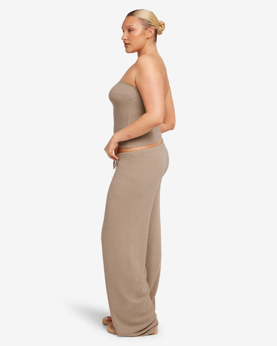 Terry Resort Pant | Almond