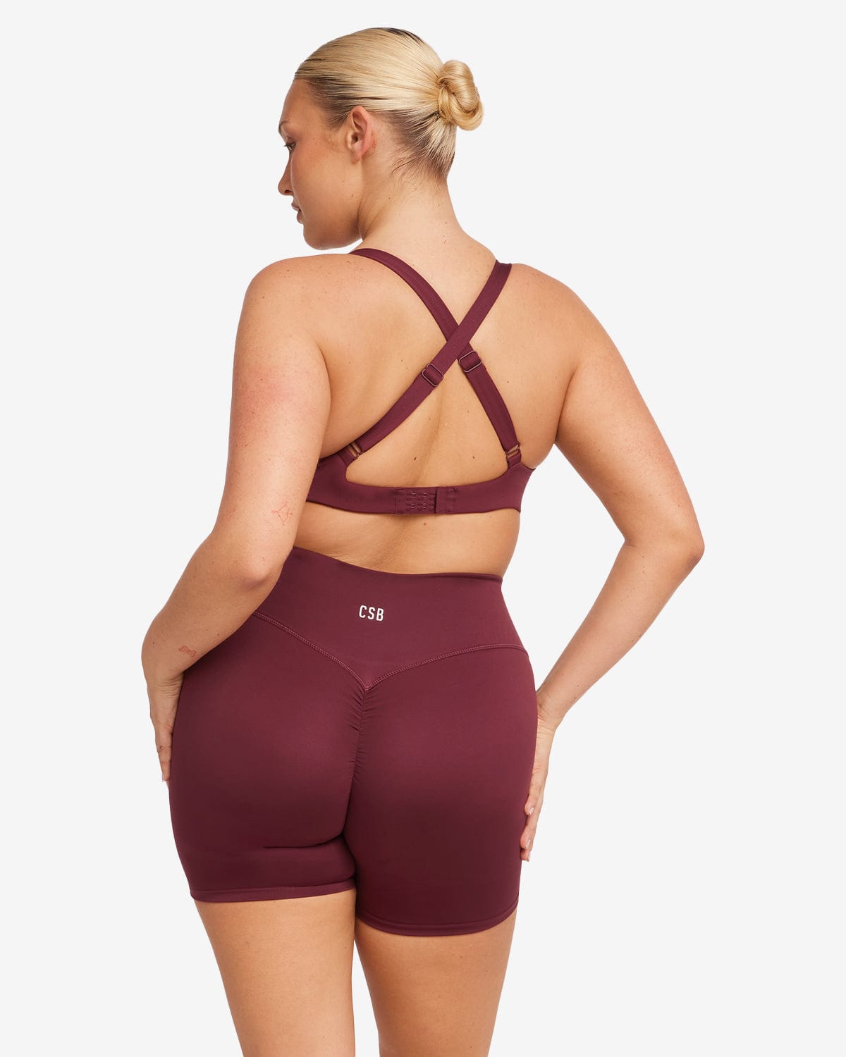 Serenity Naomi Crop | Burgundy