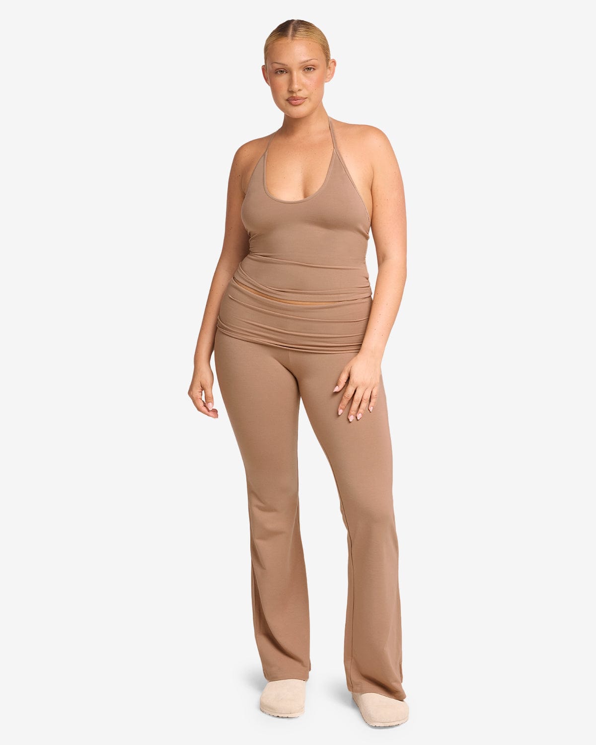 Jersey Flare Pant | Toffee