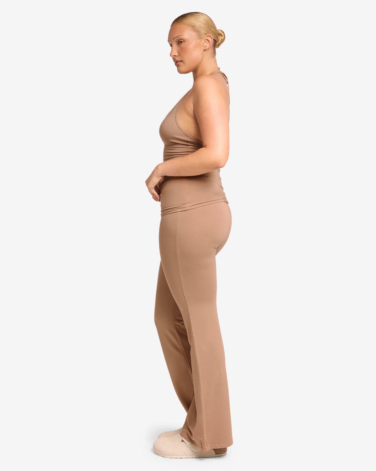 Jersey Flare Pant | Toffee