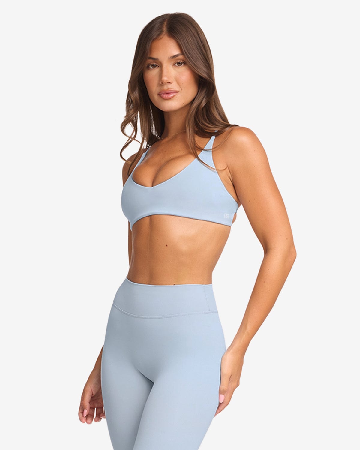 Form Hailey Crop | Dusty Blue