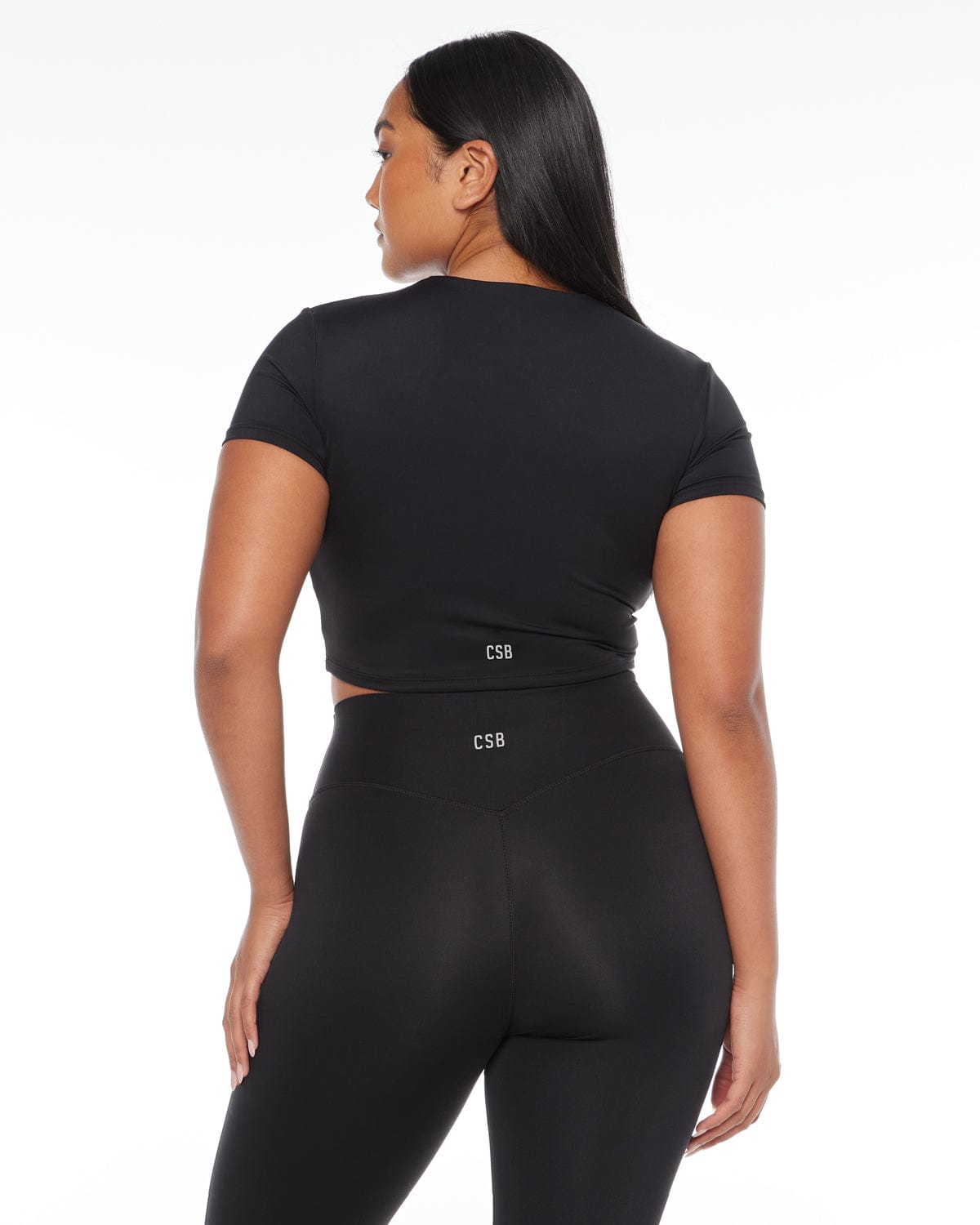 Freedom Cropped Tee | Black