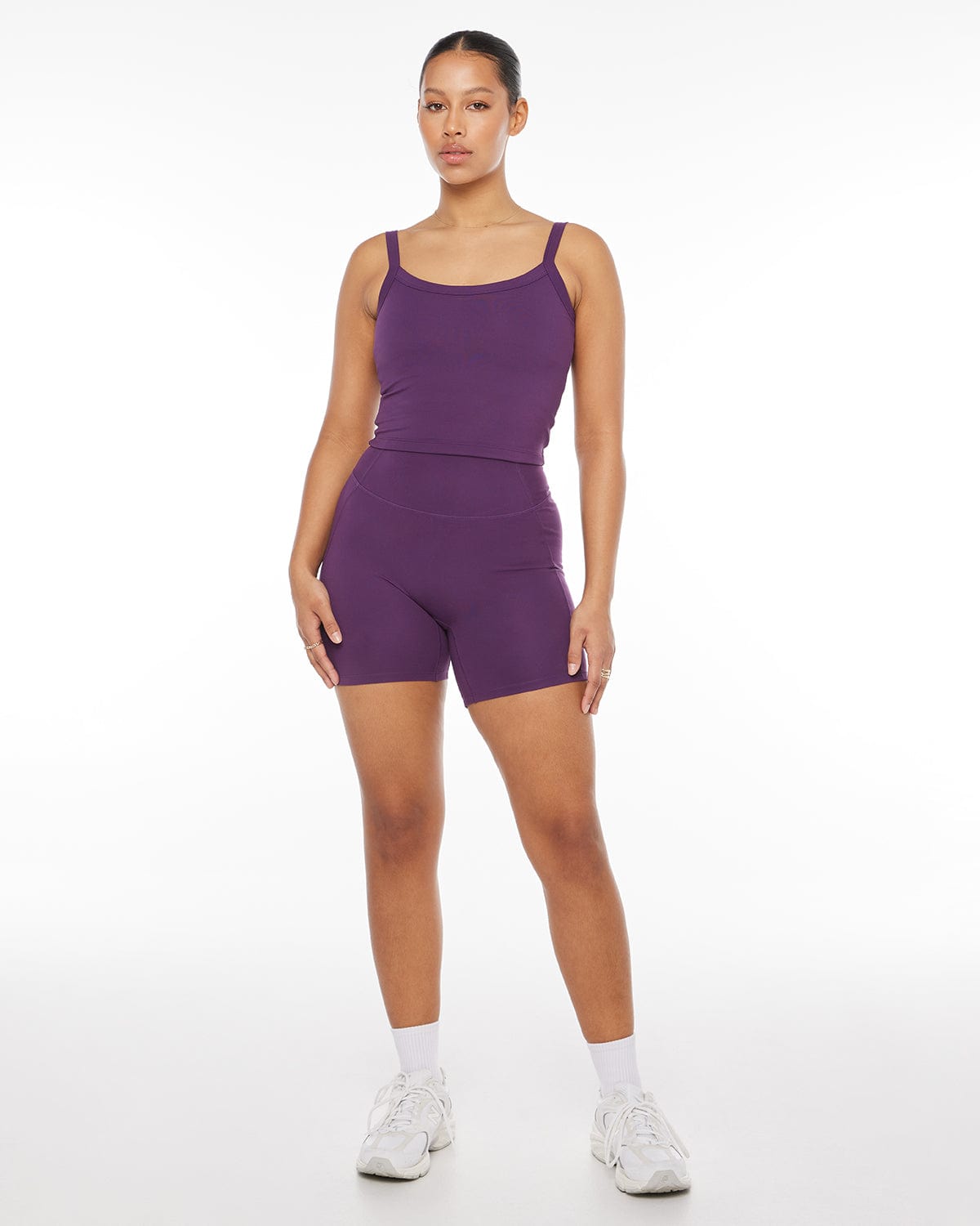 Serenity Sculpt Scrunch Shorts 6" | Nightshade