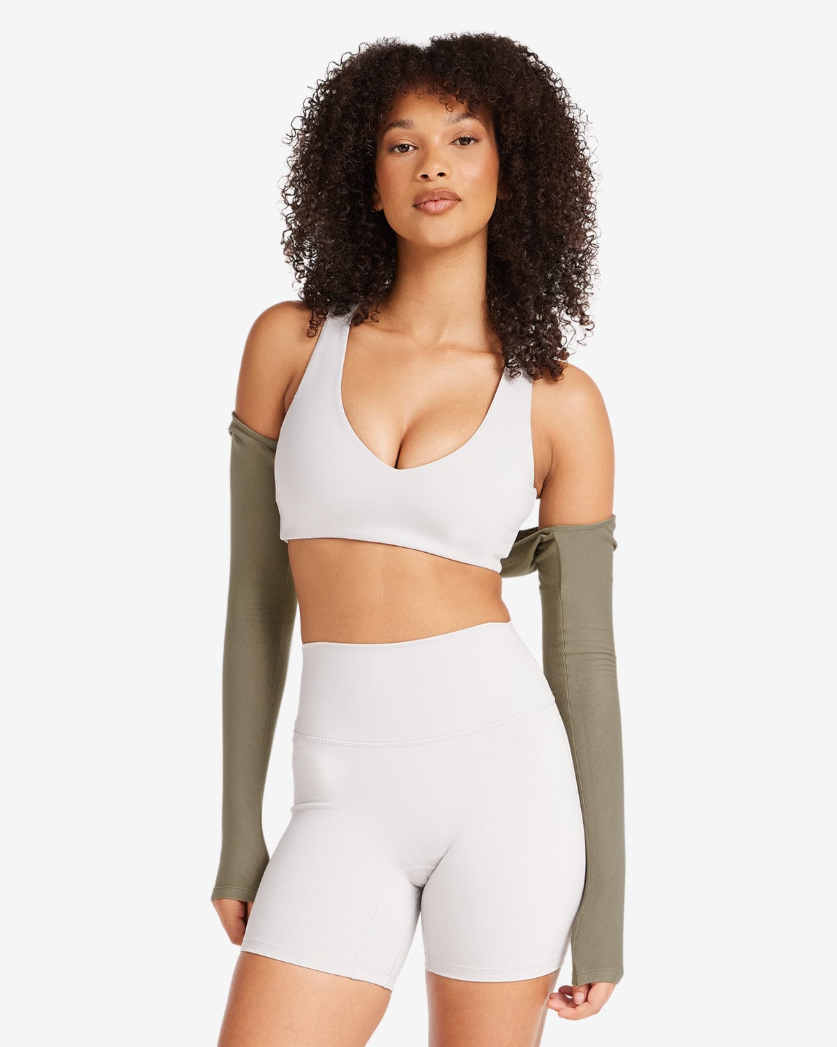 Capped Bolero | Vintage Khaki