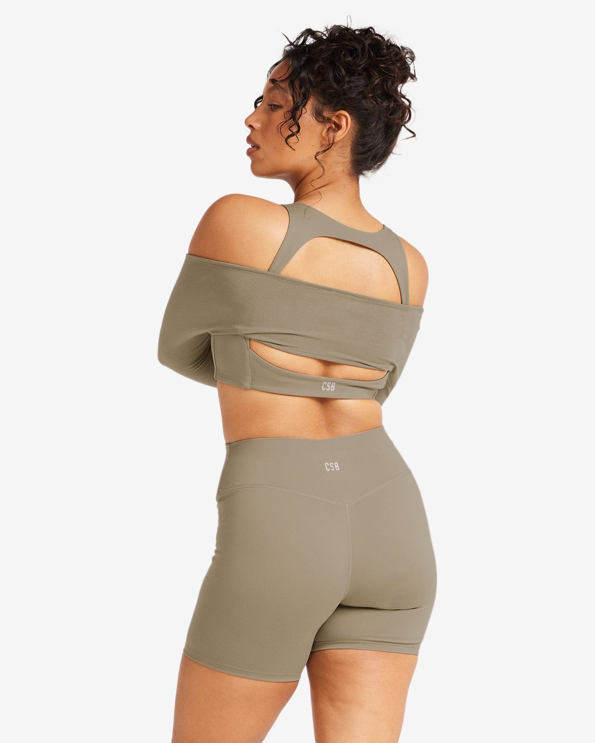 Capped Bolero | Vintage Khaki