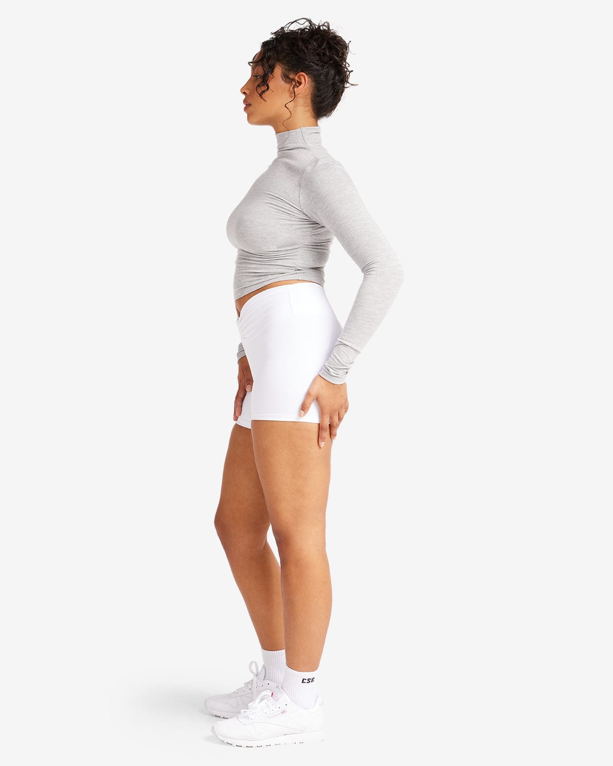 IM Serenity Drawstring Shorts 4" | White