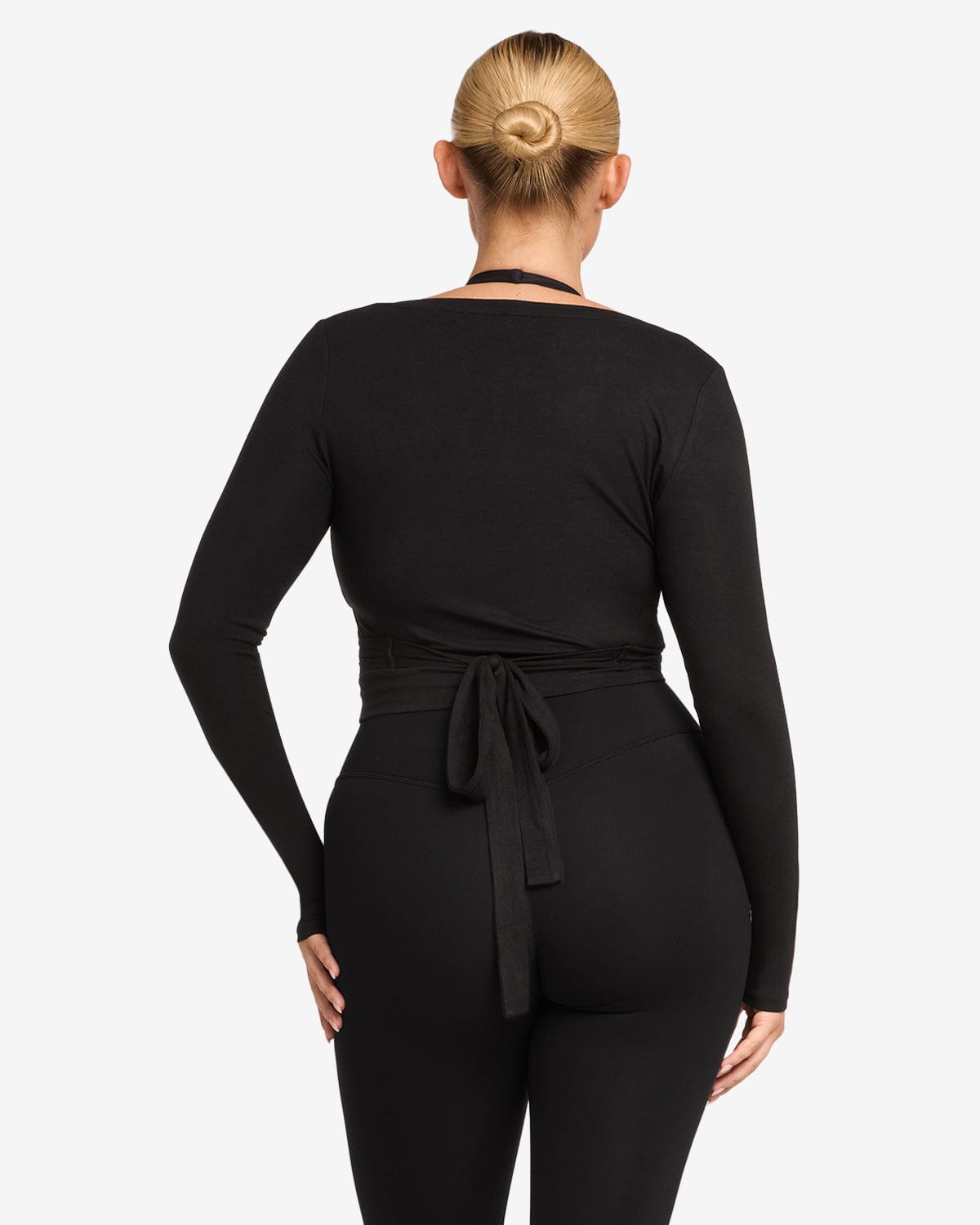 Ballet Wrap Top | Black