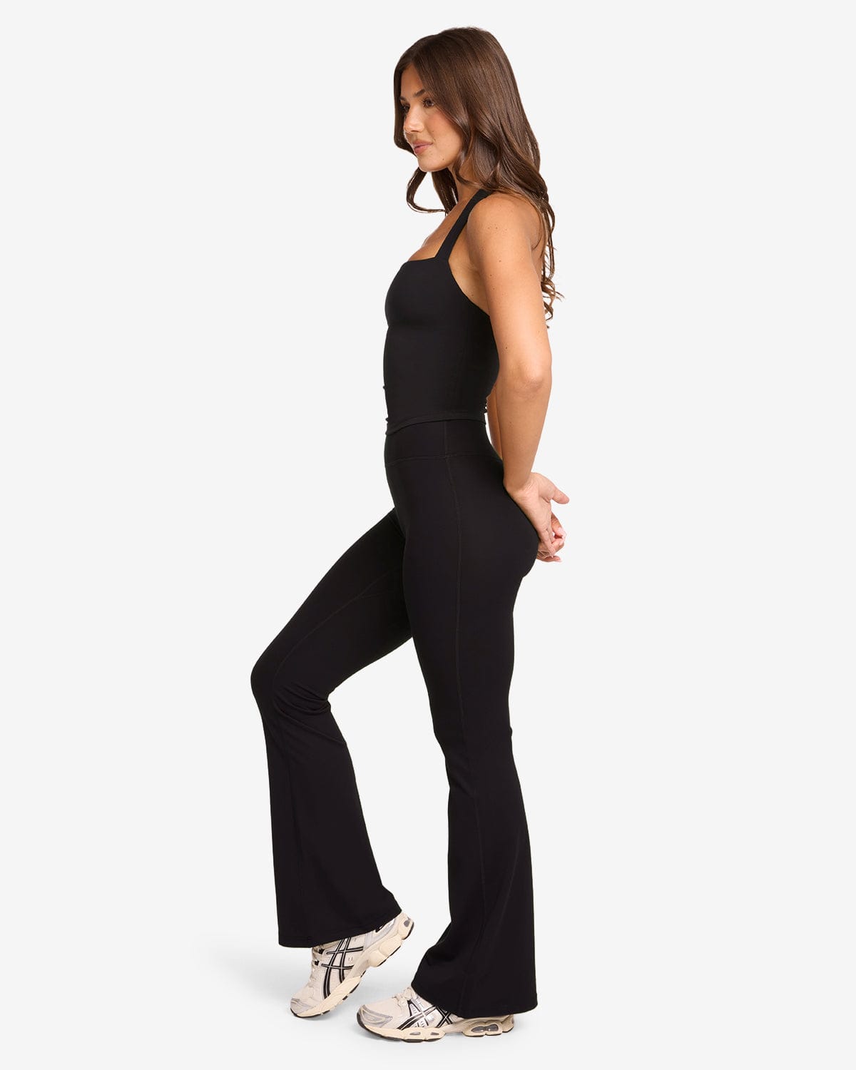 Form Invisible Scrunch Flare Leggings | Black