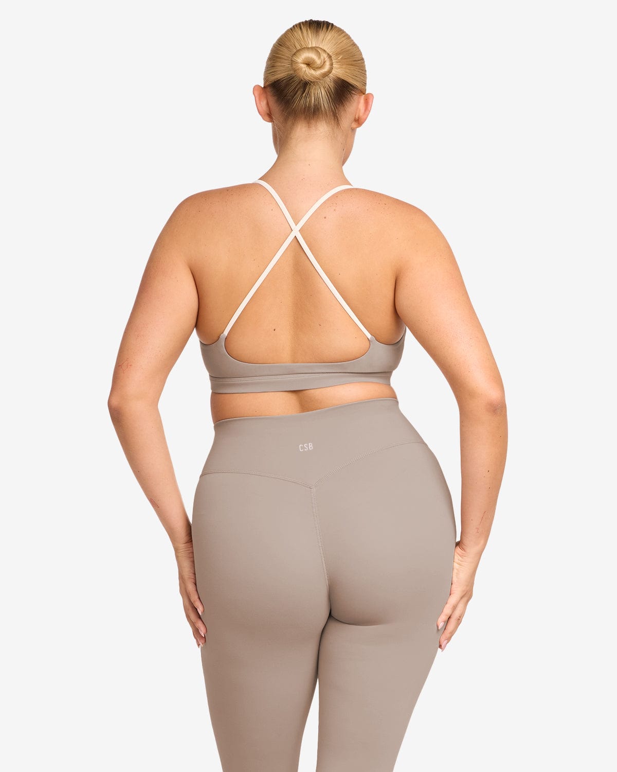 Form Gia Crop | Latte Two Tone
