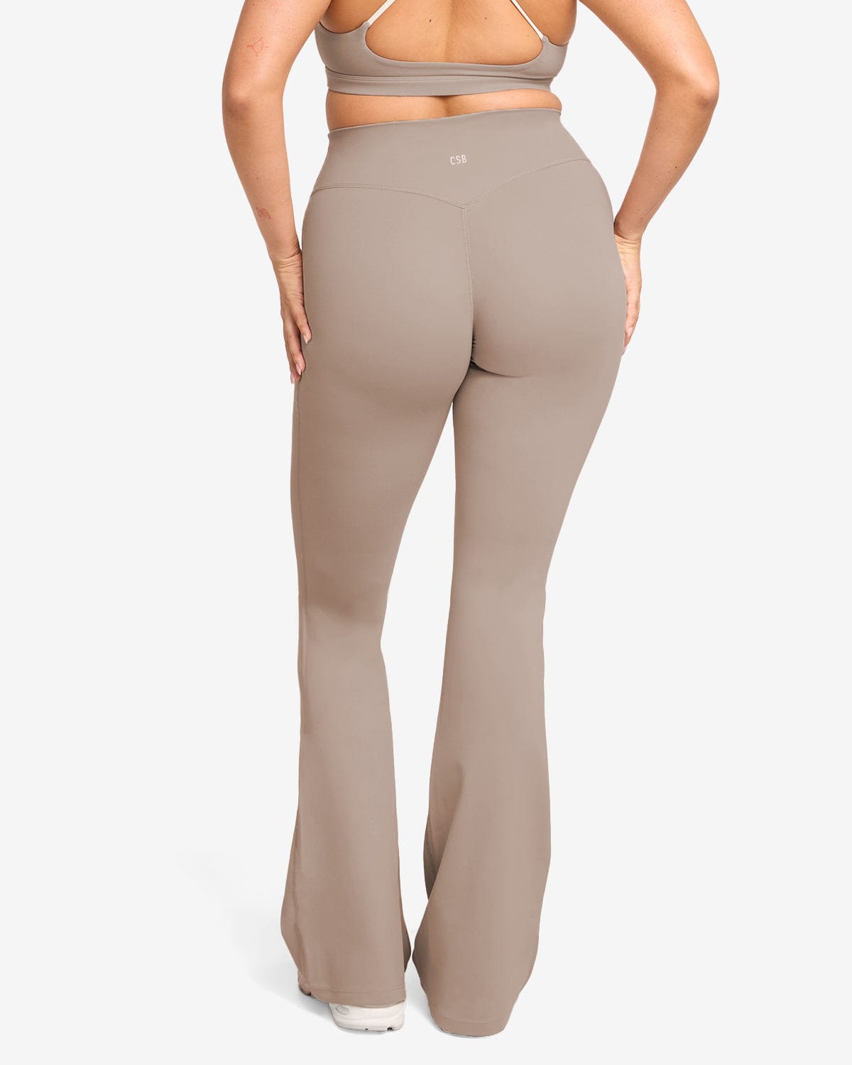 Form Invisible Scrunch Flare Leggings Tall | Latte