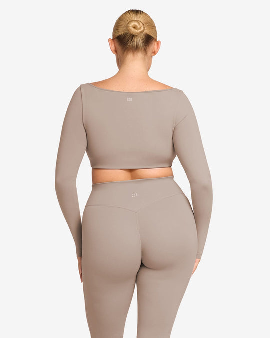 Form Margo Long Sleeve Top | Latte