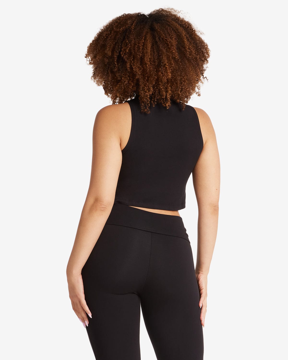 Turtle Neck Tank | Black