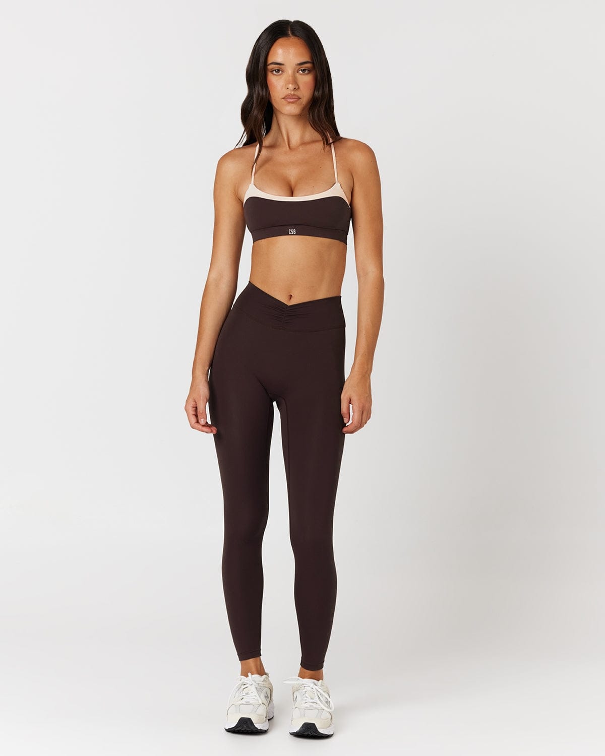 Form Gather Waist Leggings | Espresso