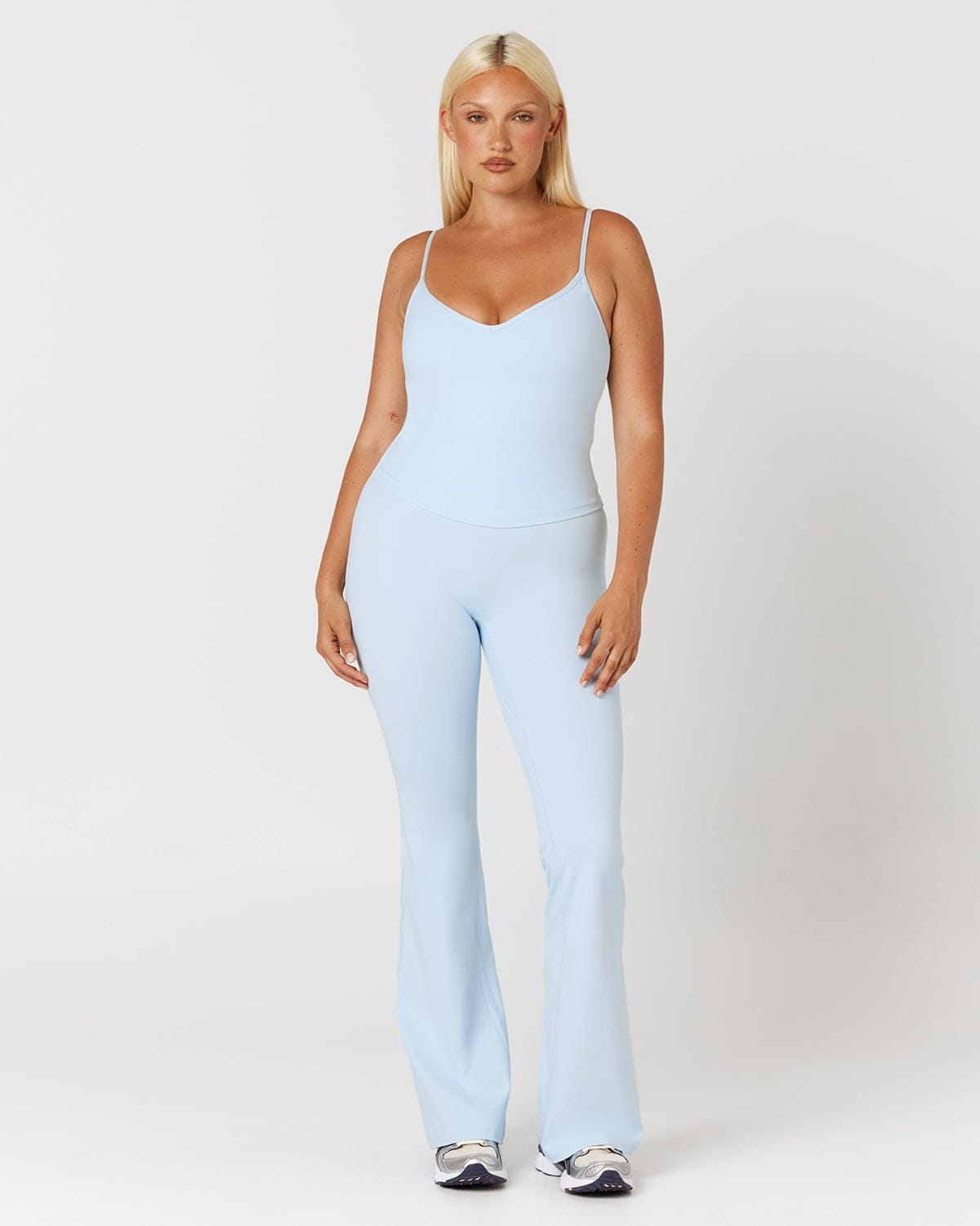 Form Invisible Scrunch Flare Leggings | Powder Blue