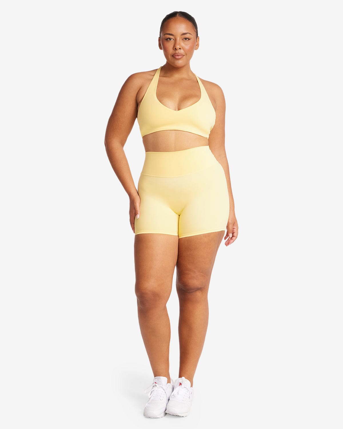 Fade Scrunch Shorts 5" | Buttercup