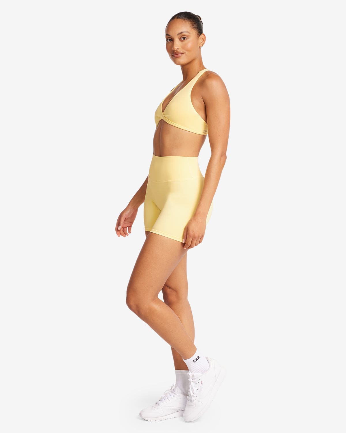 Fade Scrunch Shorts 5" | Buttercup