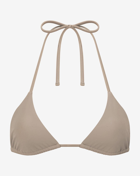 Swim Triangle Bikini Top | Almond