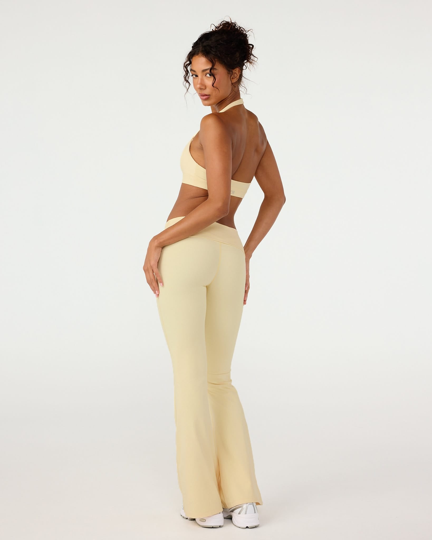Form Invisible Scrunch Flare Fold Over Leggings | Butter