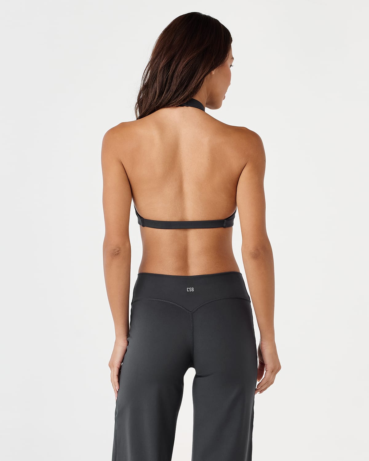Serenity Soft Demi High Neck Crop | Shadow