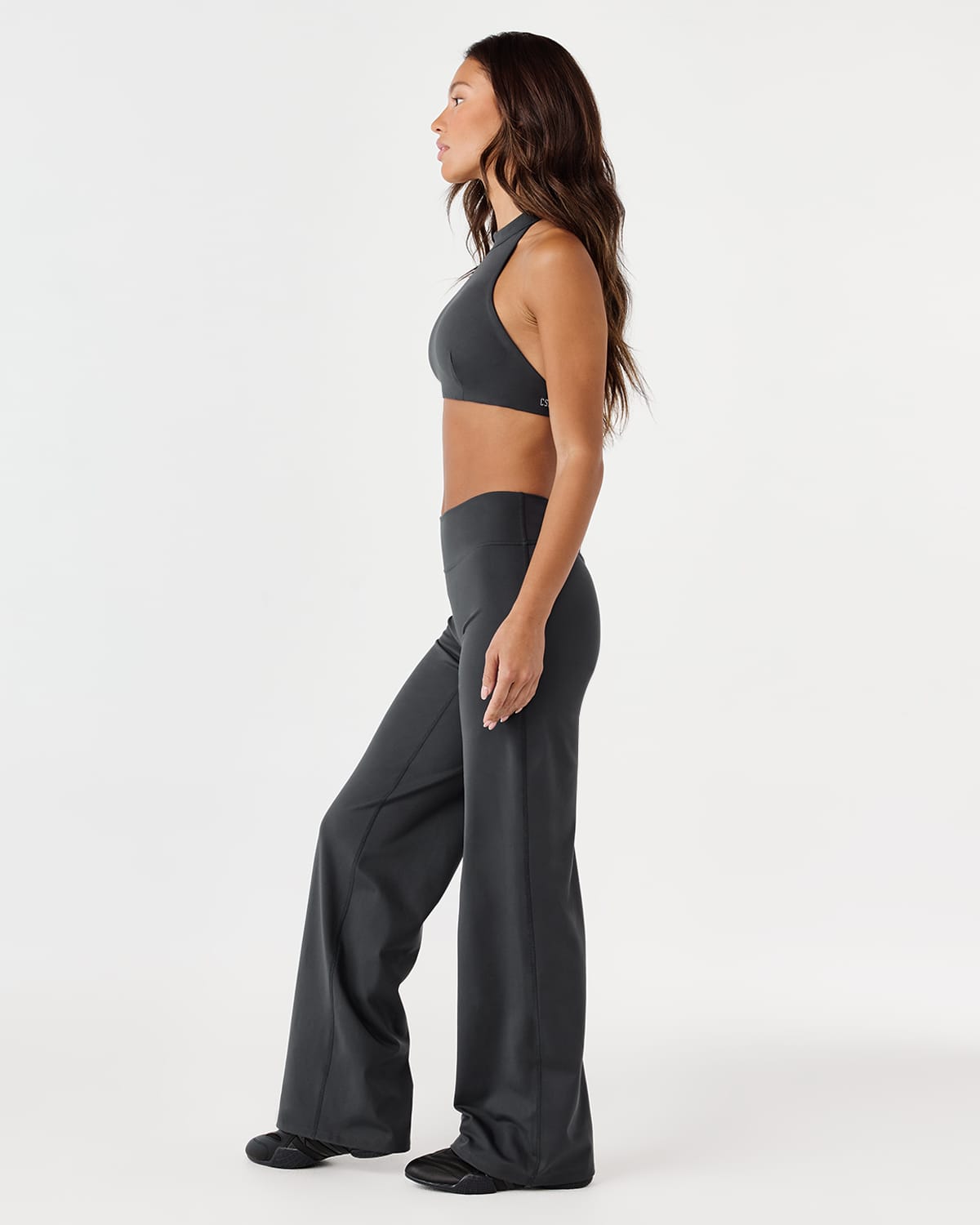 Serenity Soft Mid Rise Straight Leg Pants | Shadow