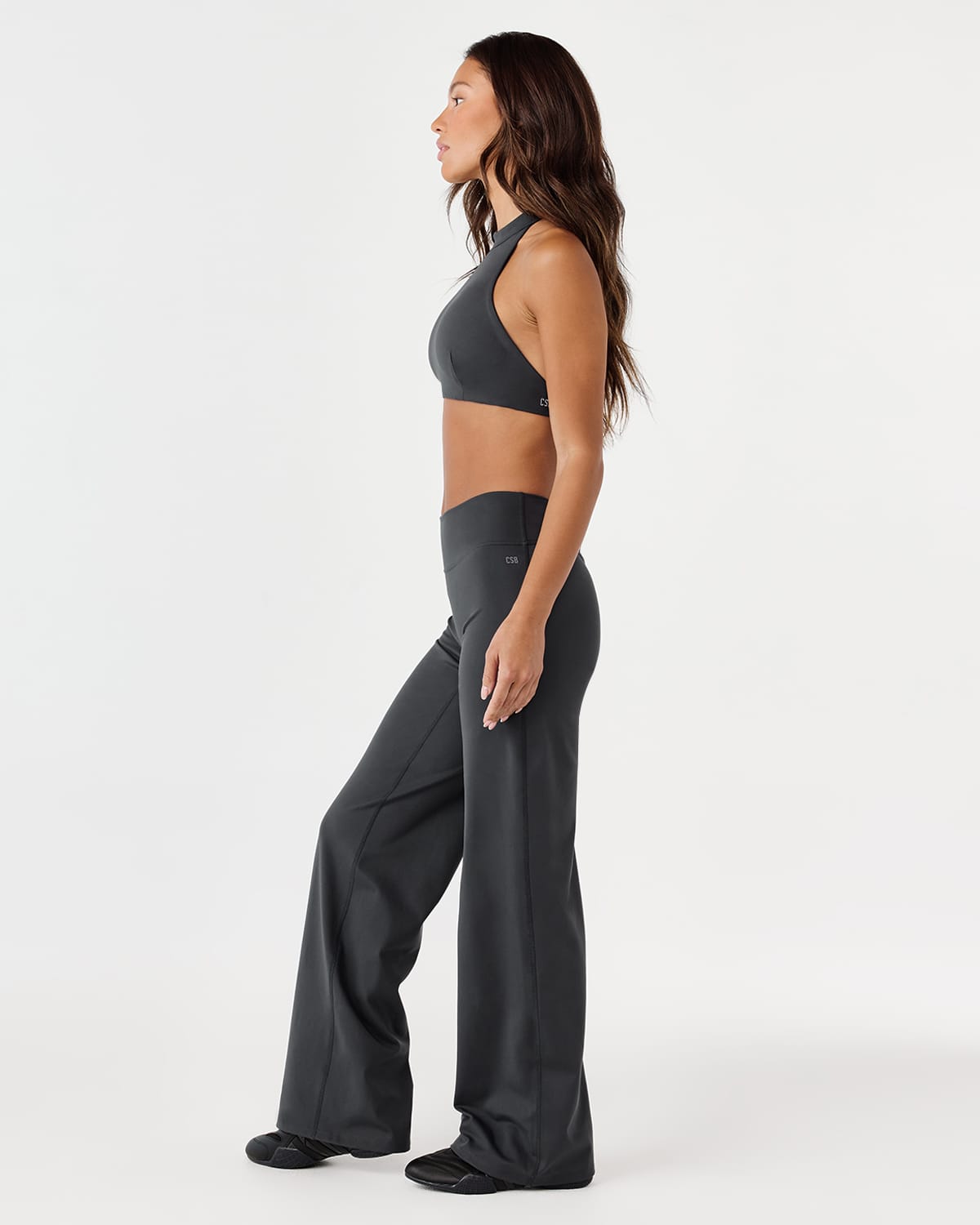 Serenity Soft Mid Rise Straight Leg Pants | Shadow