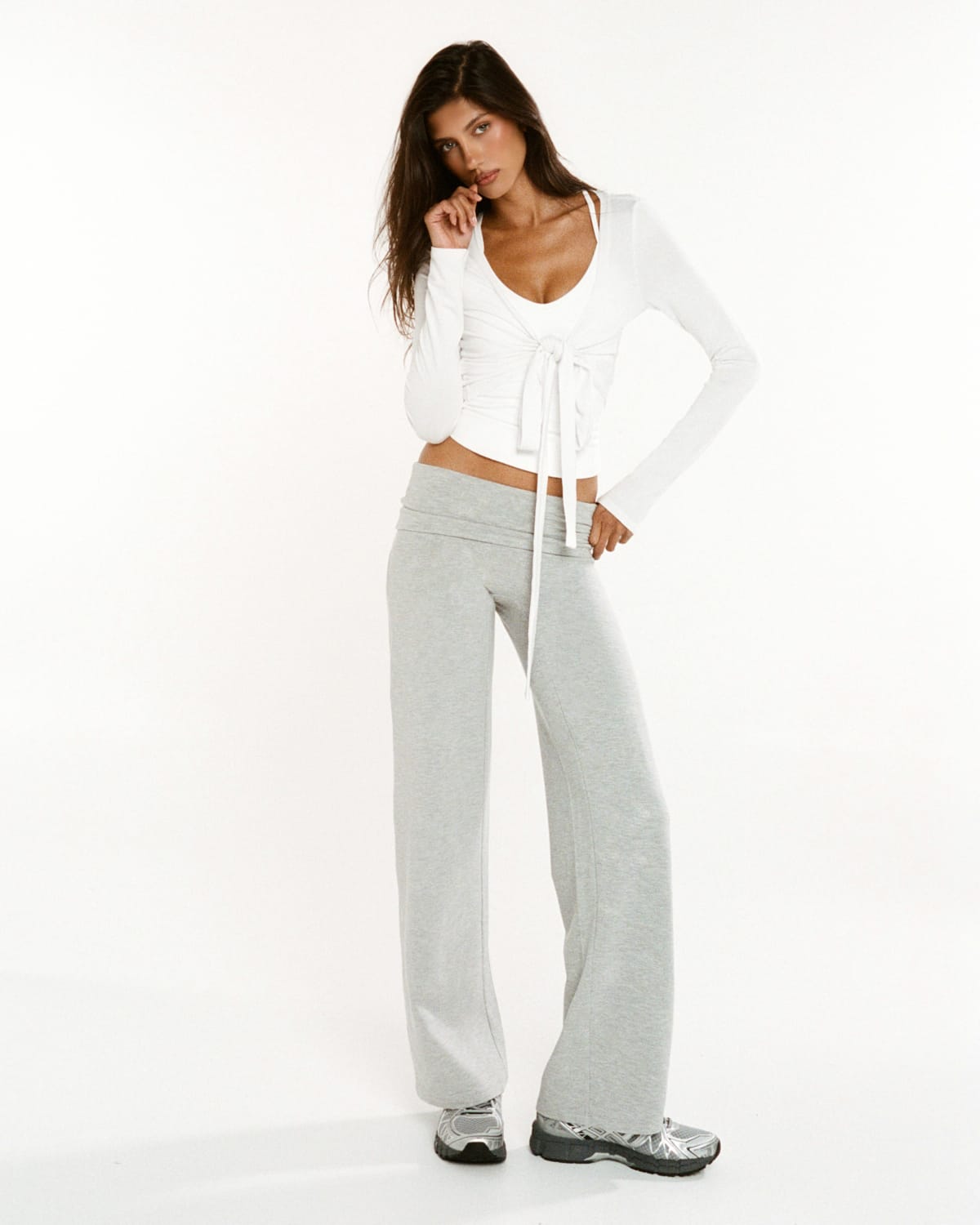 Ballet Wrap Top | White