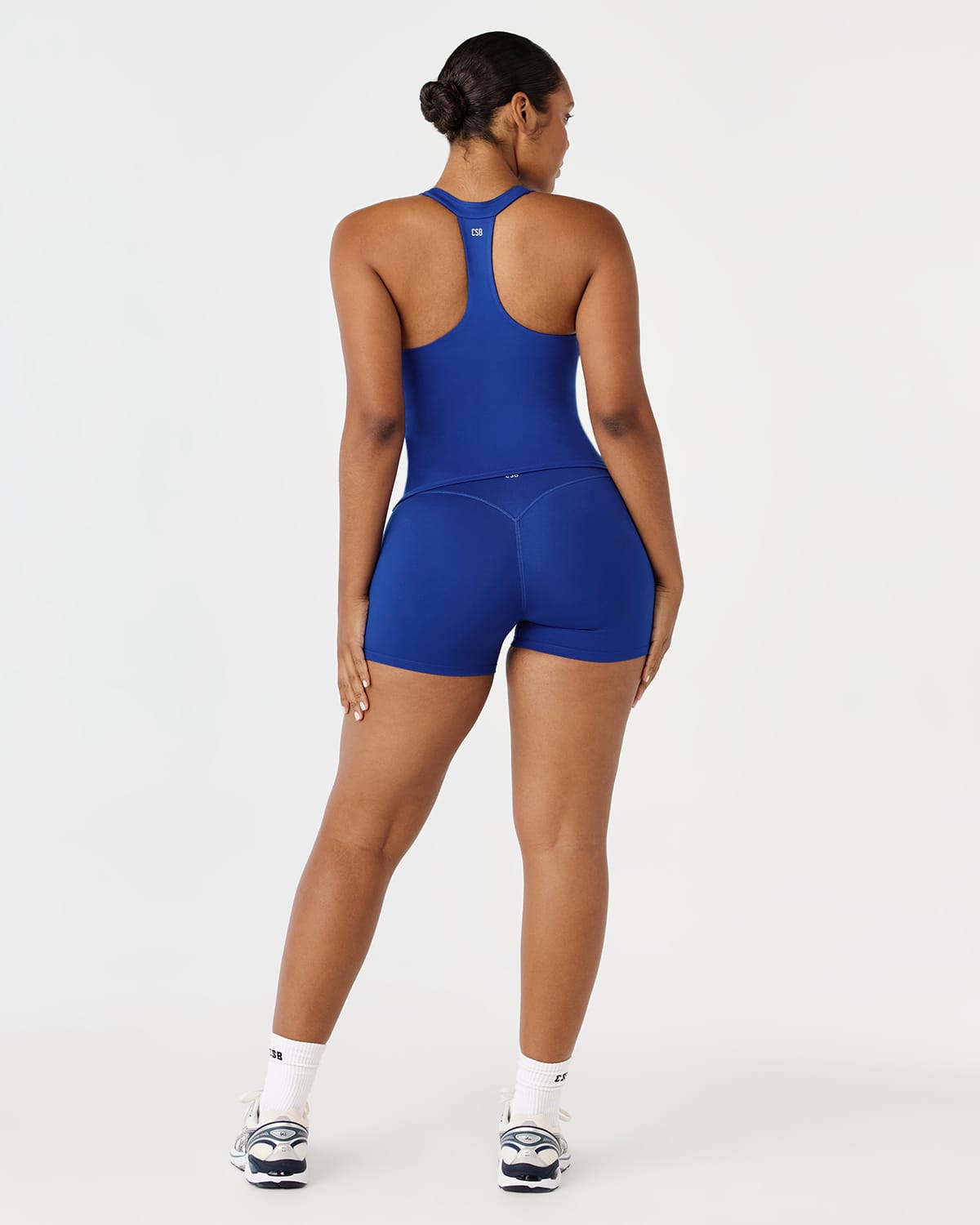 Serenity Soft Invisible Scrunch Shorts 4" | Cobalt