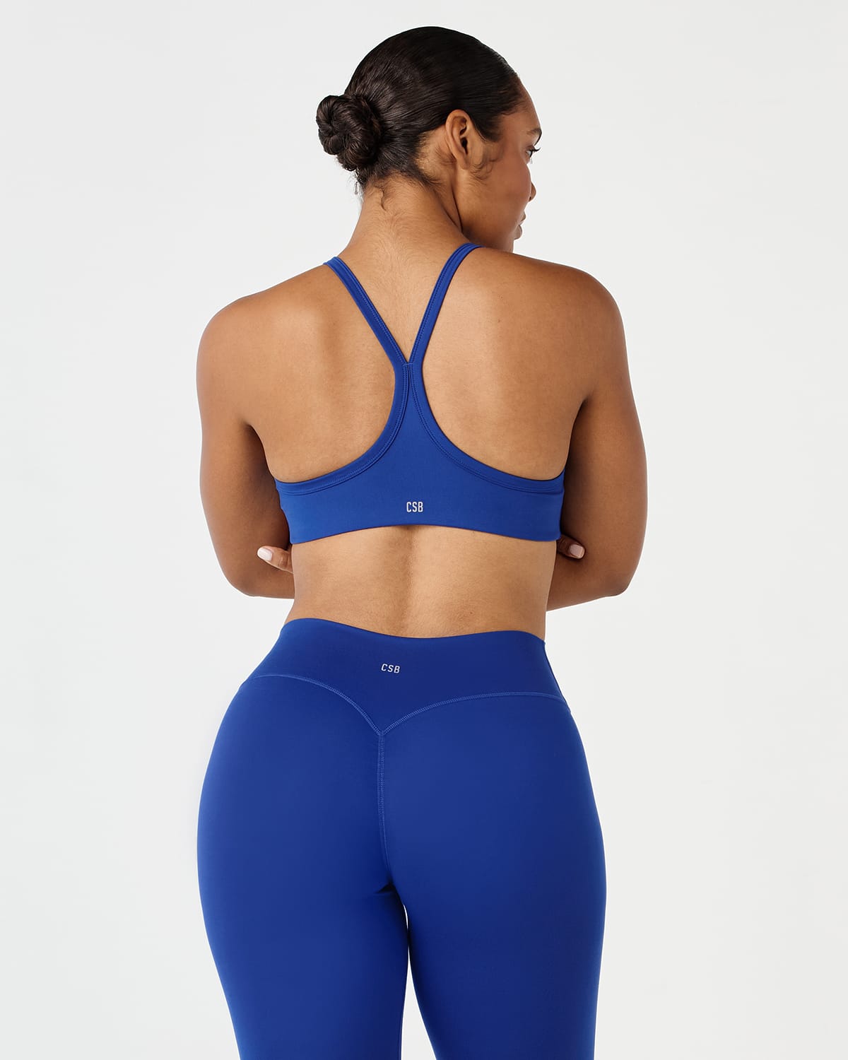 Serenity Soft Racerback Crop | Cobalt