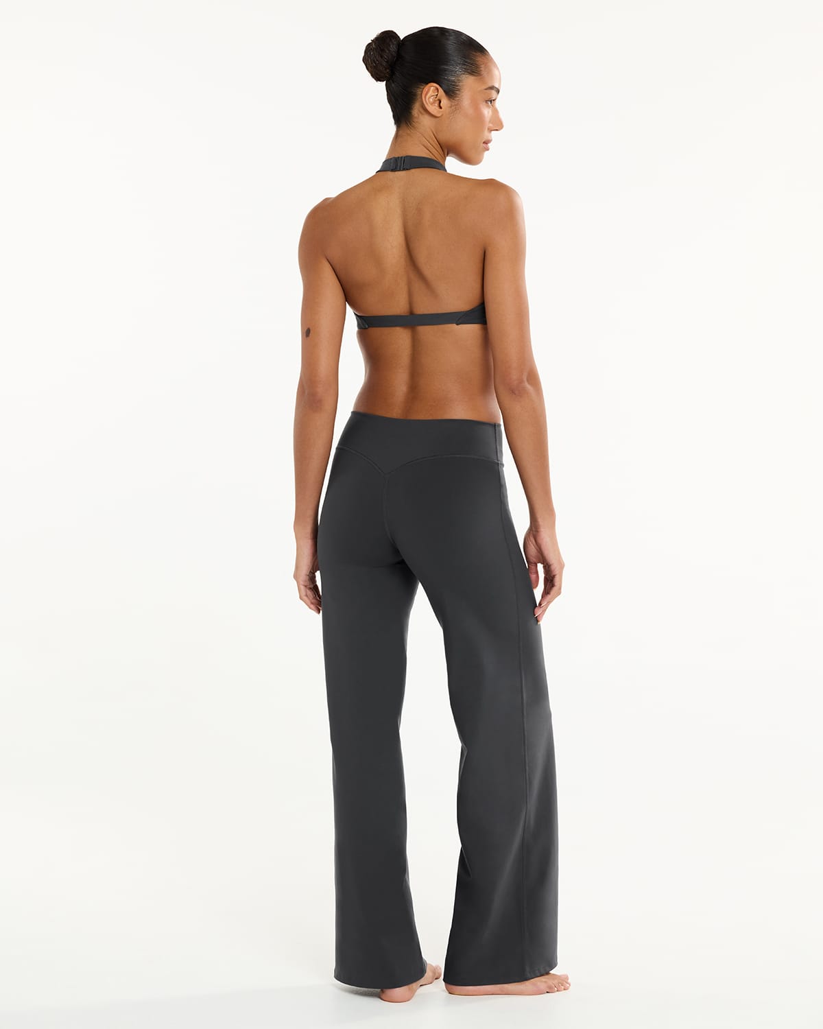 Serenity Soft Mid Rise Straight Leg Pants | Shadow