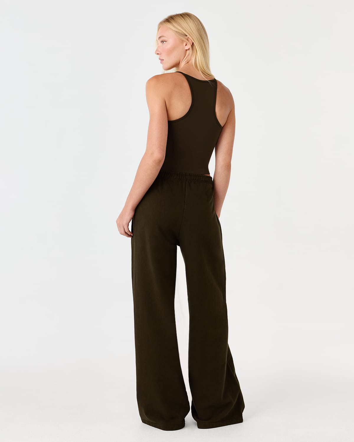 Straight Leg Sweatpants | Dark Chocolate