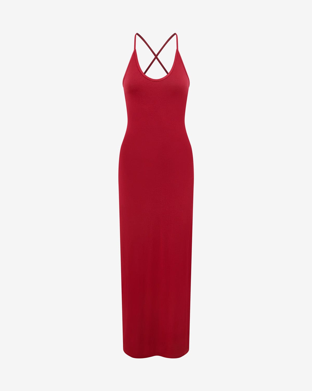 Scoop Neckline Maxi Dress | Cherry