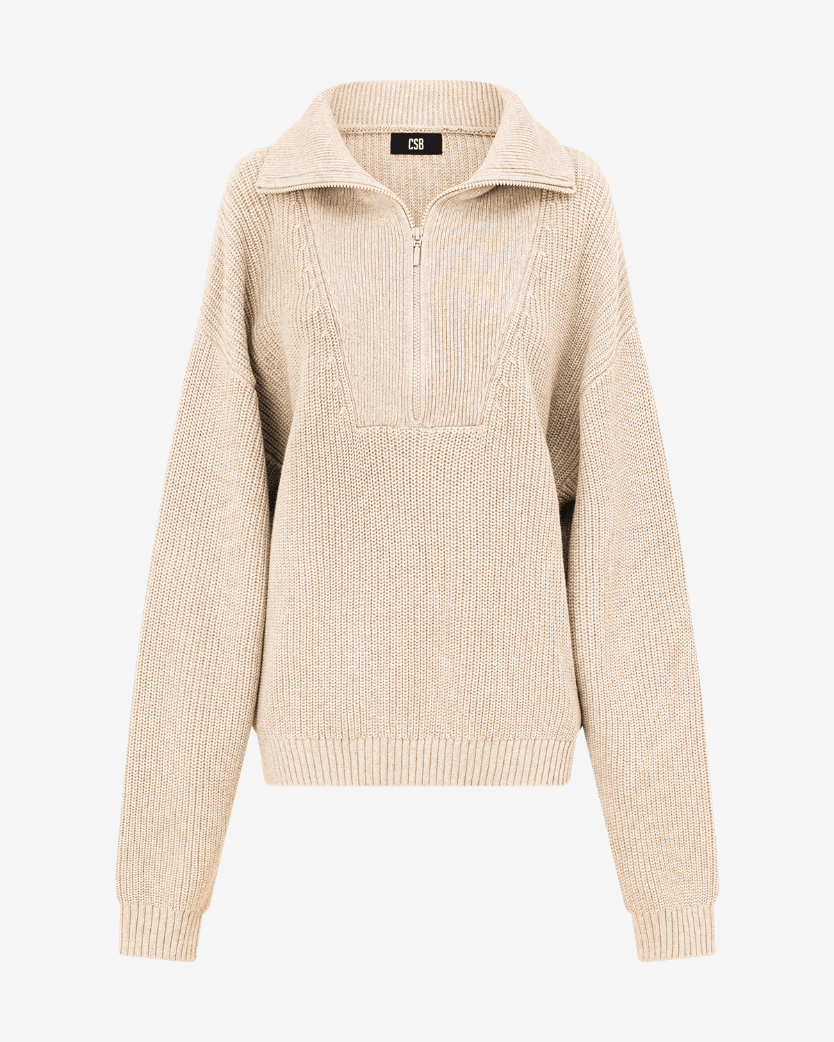 IM Oversized Knit Sweater | Oat Marl