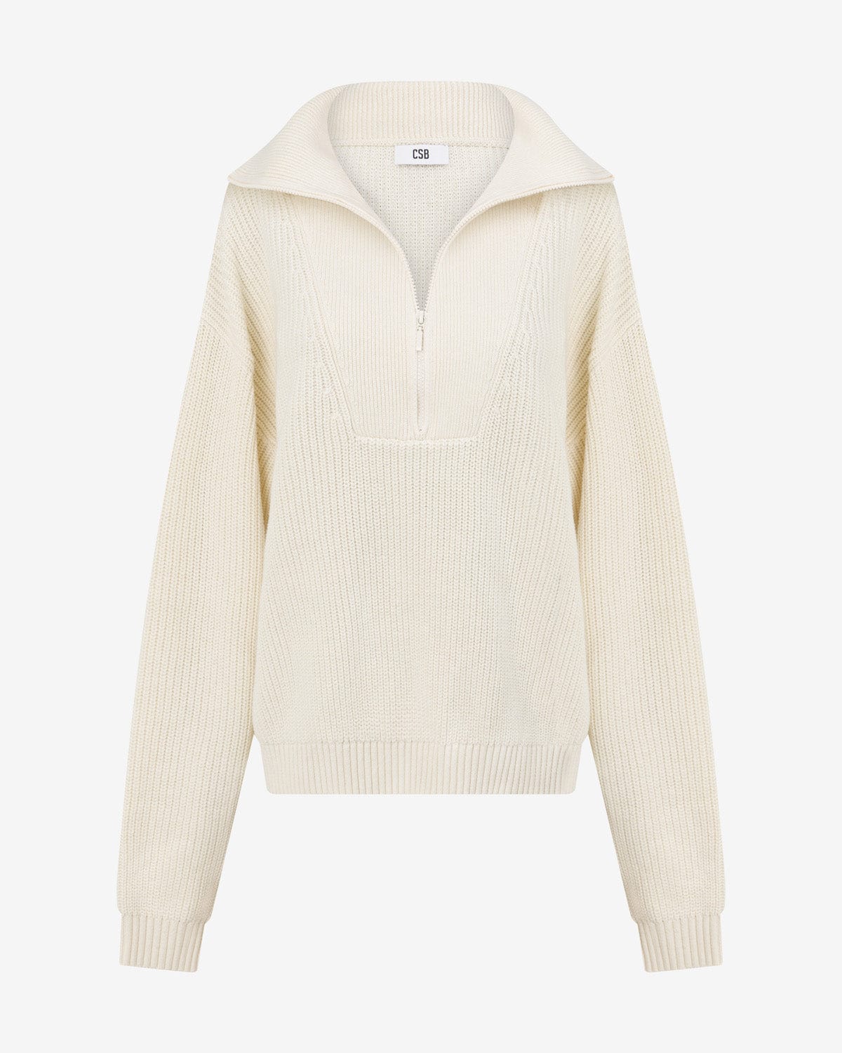 Oversized Knit Sweater | Milk