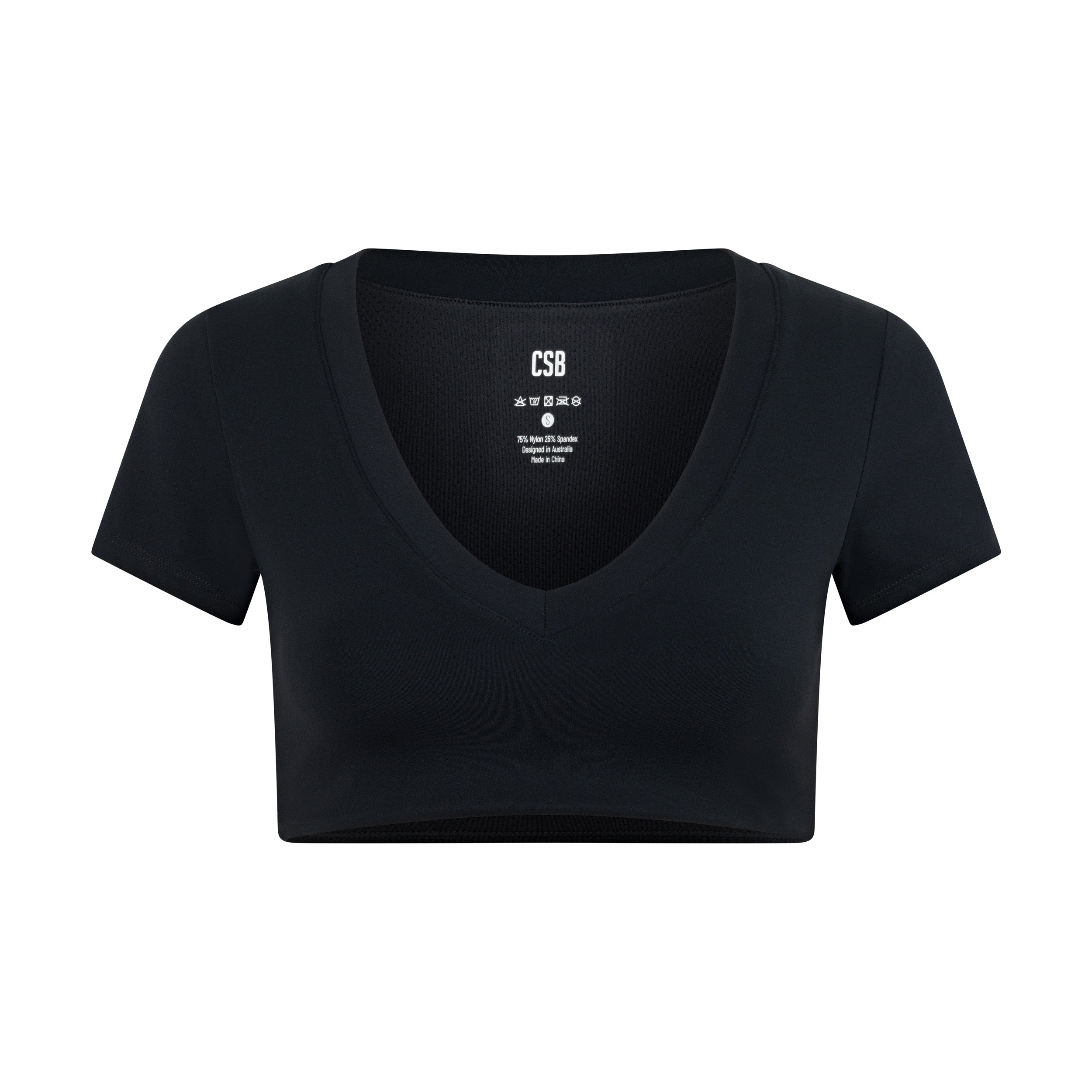 Fade River Crop | Black