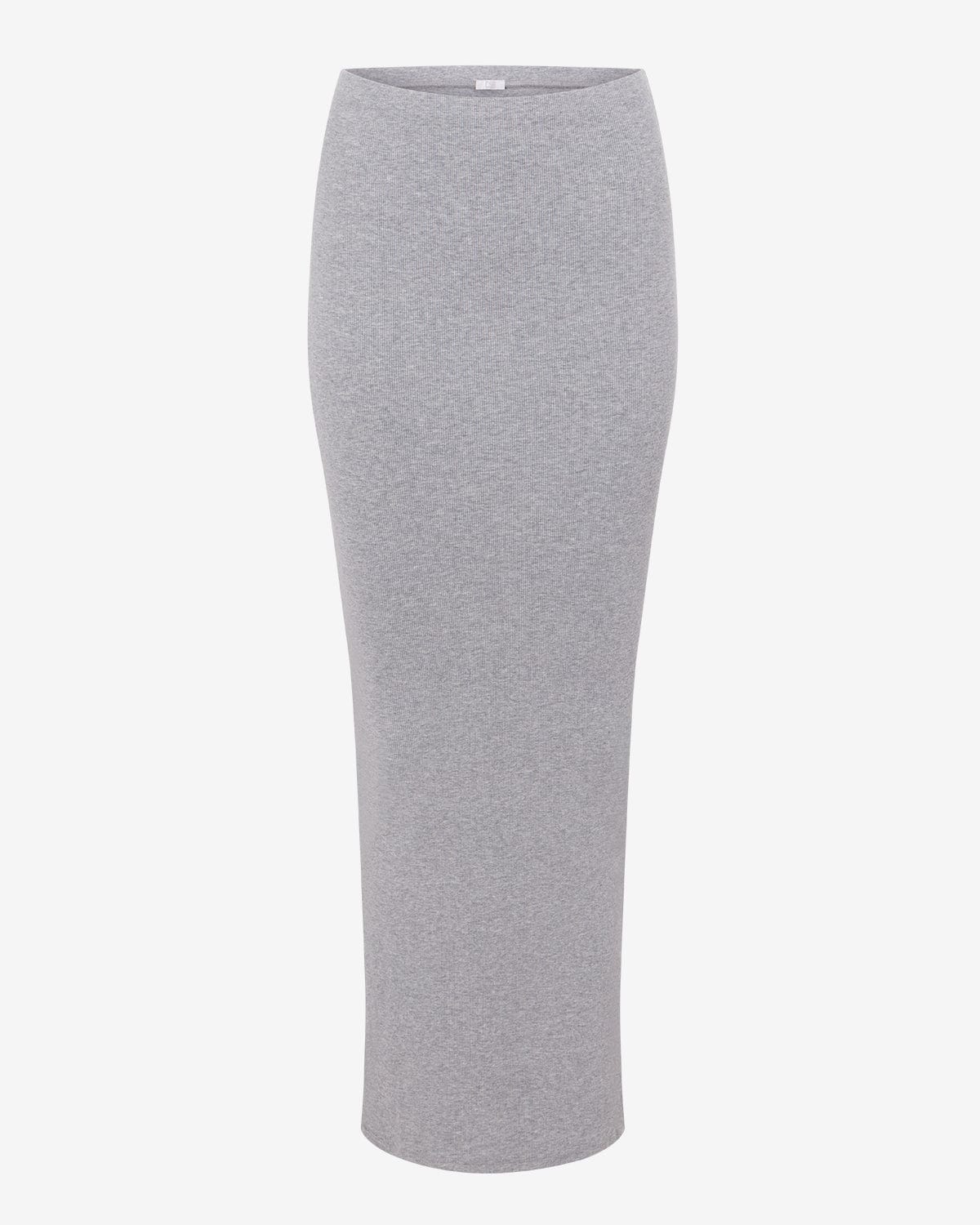 Rib Maxi Skirt | Cloud Marl