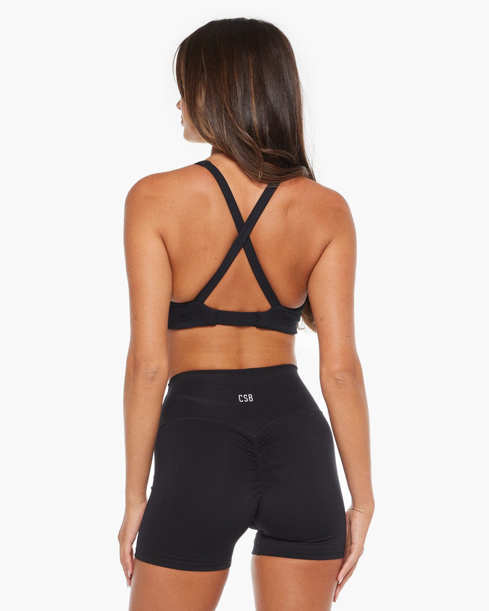 Serenity Lila Crop  Black – Crop Shop Boutique