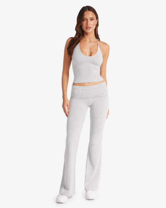 IM Jersey Flare Pant | Light Grey