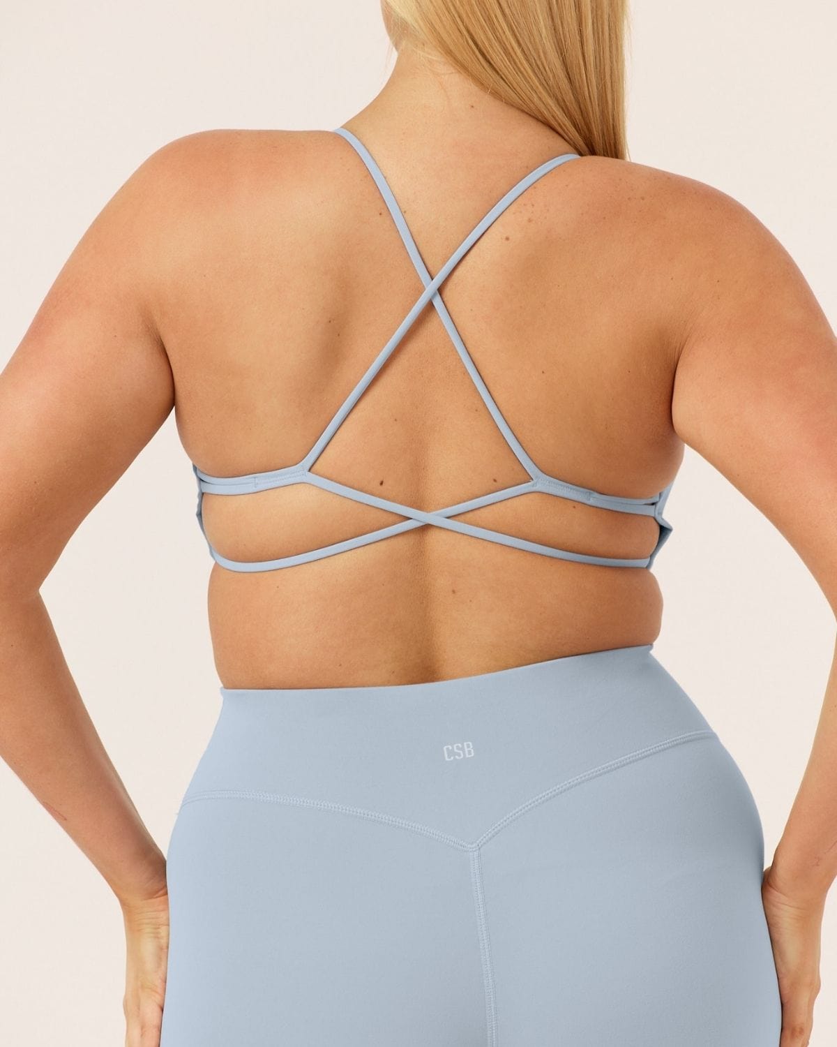 Form Hailey Crop | Dusty Blue