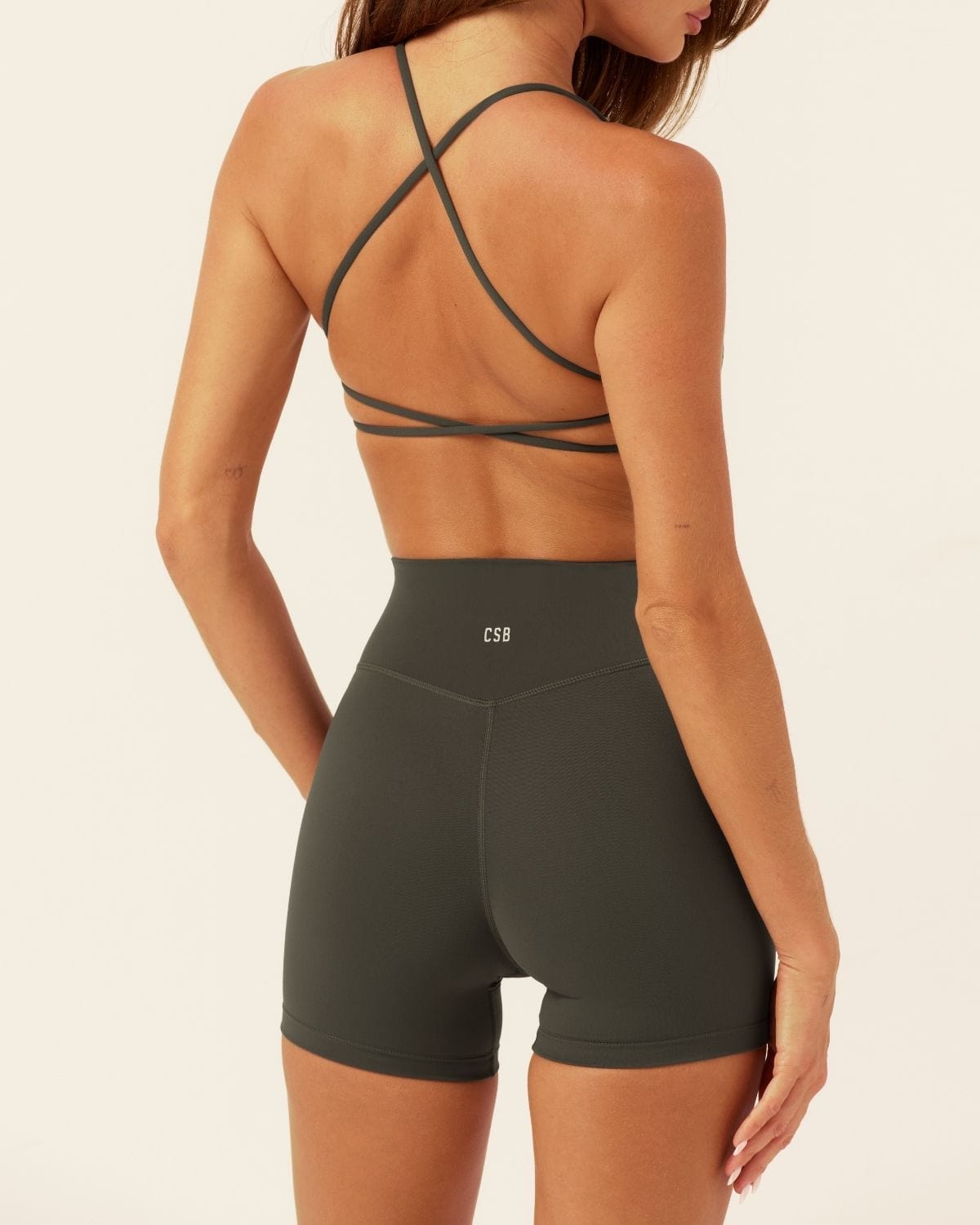 Fade Crossover Shorts 5" | Deep Olive