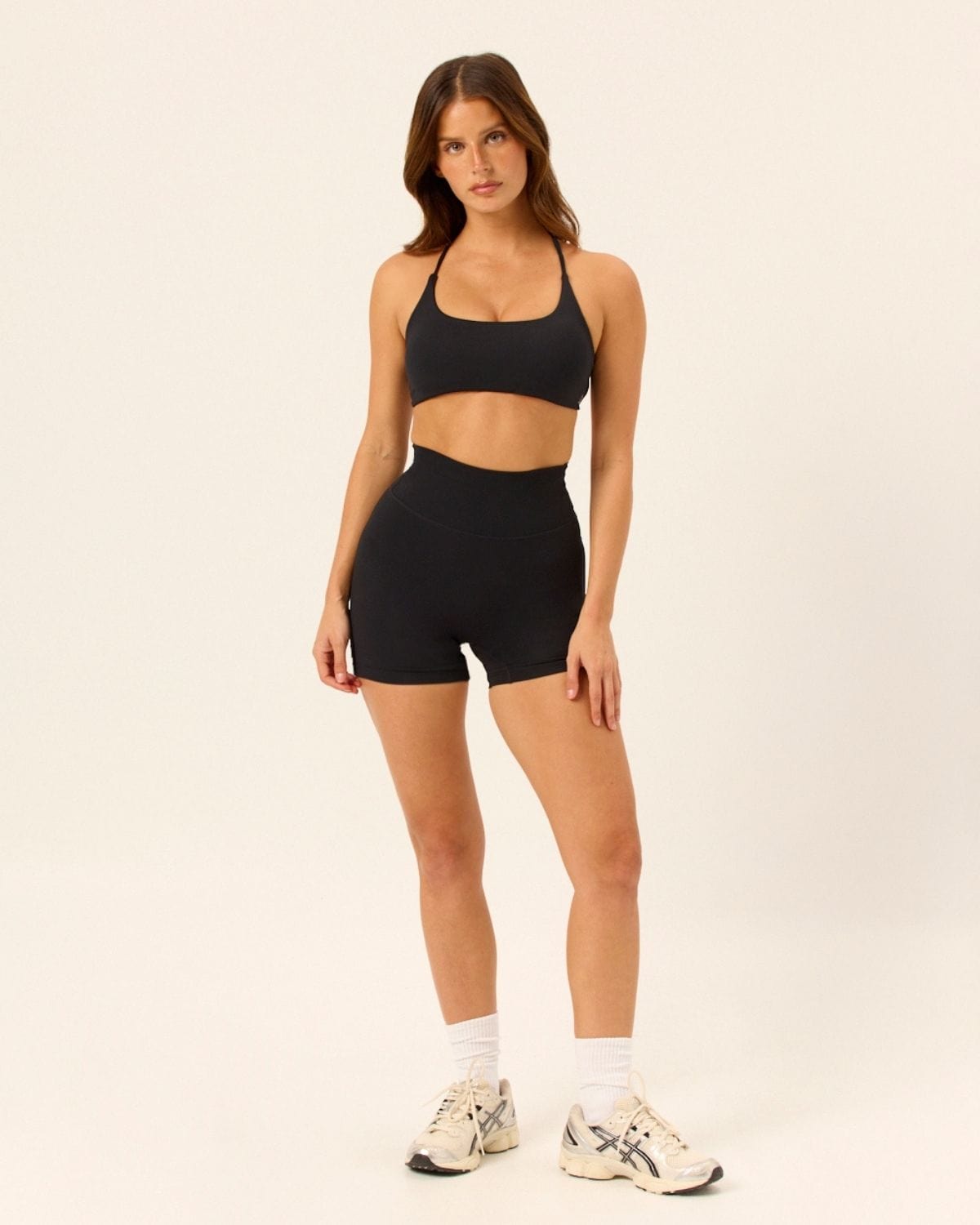Form Invisible Scrunch High Waist Shorts 5" | Black