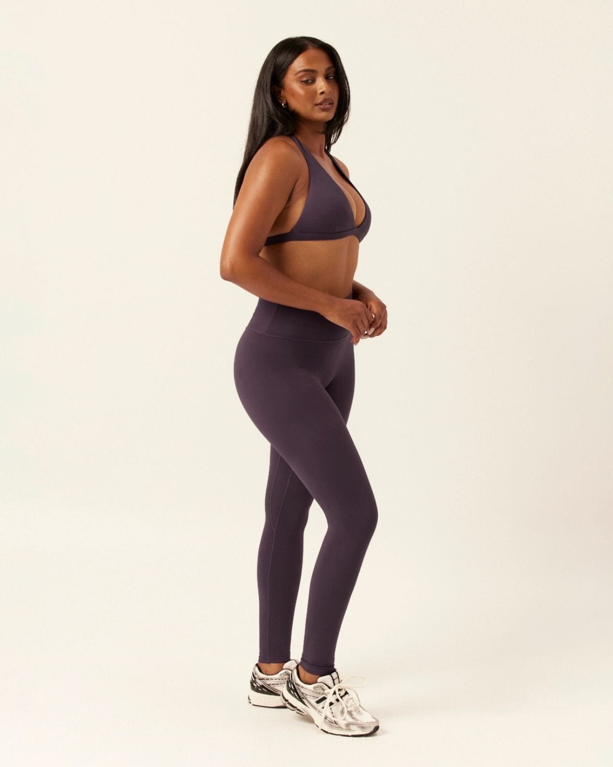 Serenity Invisible Scrunch Legging | Plum