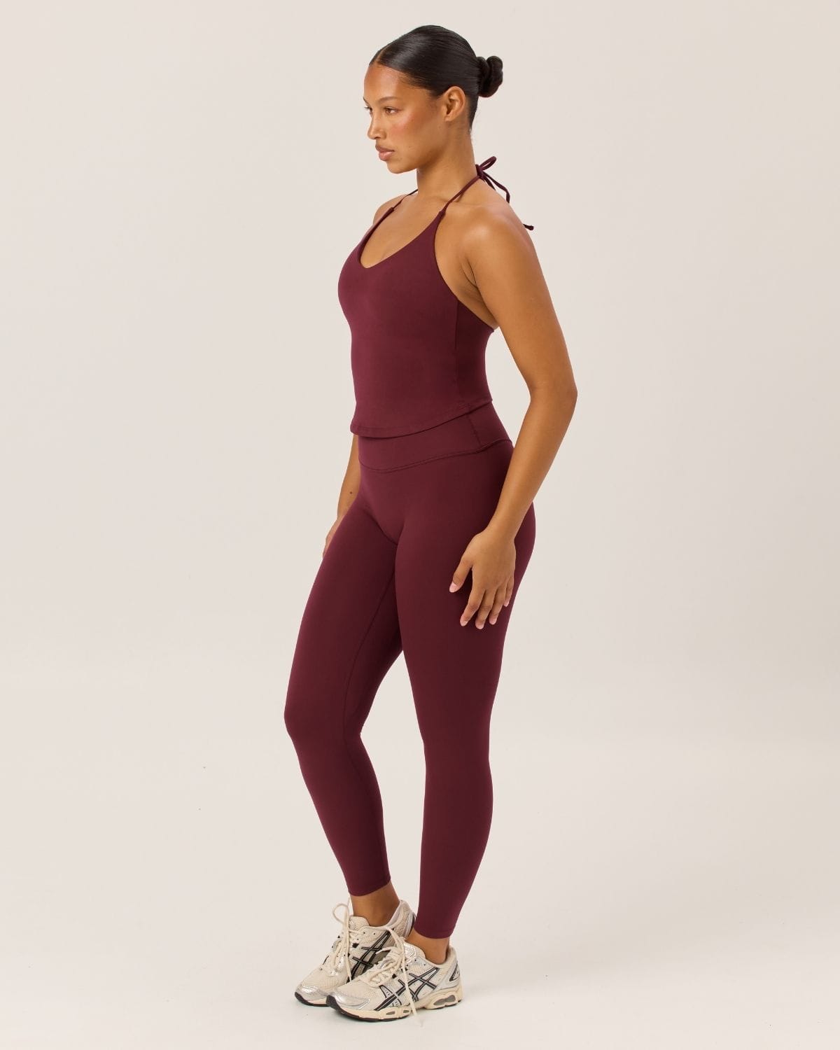 Serenity Invisible Scrunch Leggings | Burgundy
