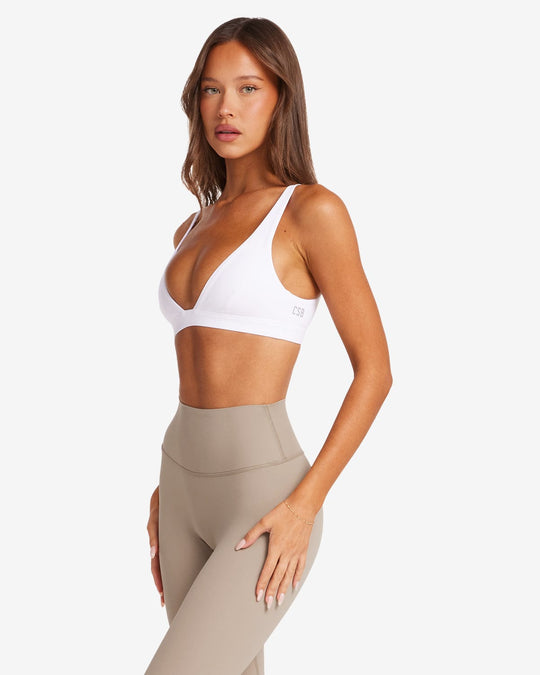 Freedom Contour Crop | White