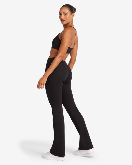 Ruched Yoga Pant | Black