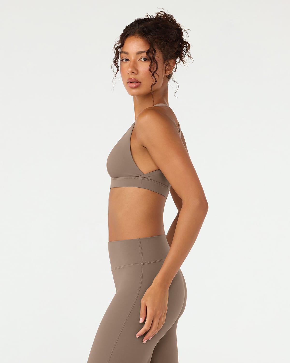 Fade Selena Crop | Mocha