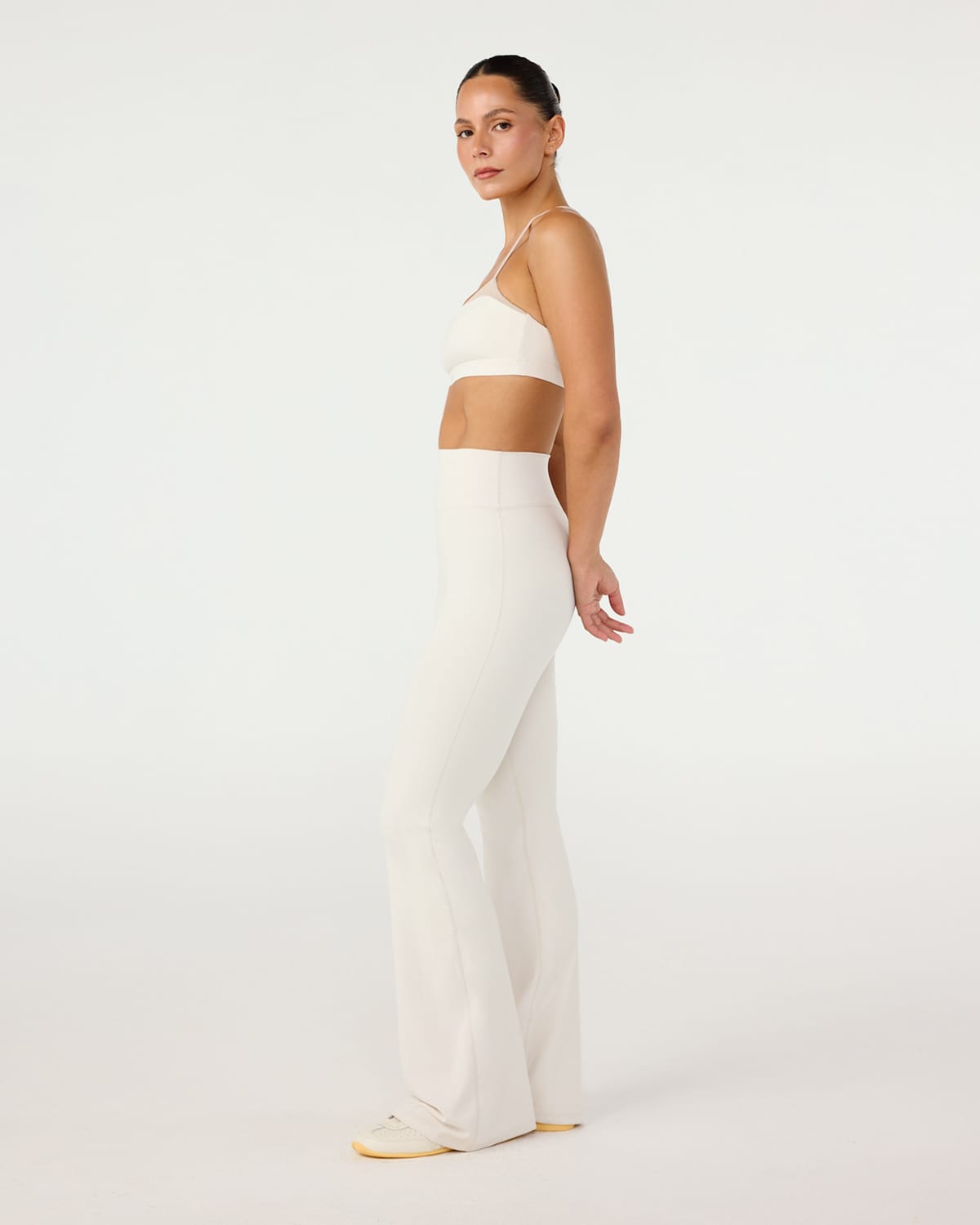 Form Invisible Scrunch Flare Leggings Tall | Vanilla