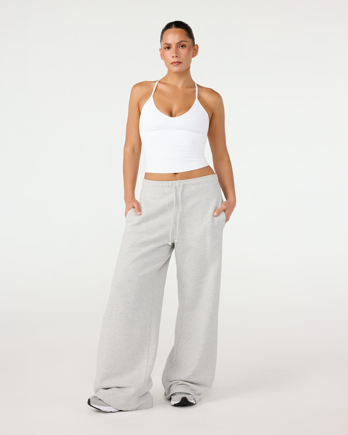 Wide Leg Sweatpants | Snow Marle
