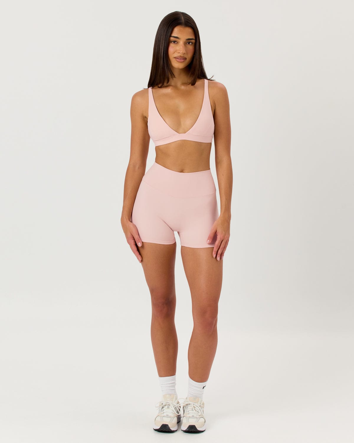 Freedom Scrunch Shorts 4" | Blush