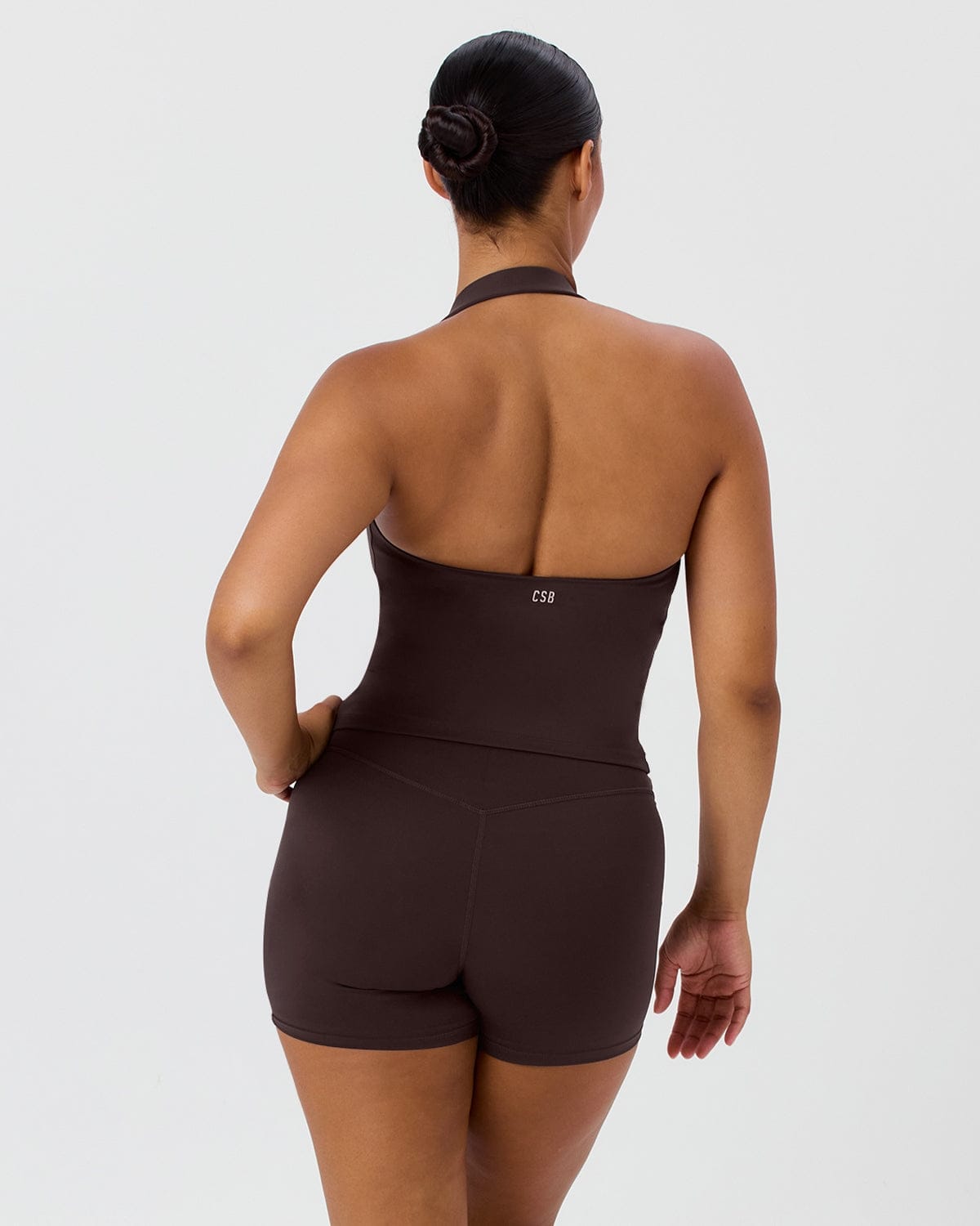 Serenity Longline Nora Tank | Espresso